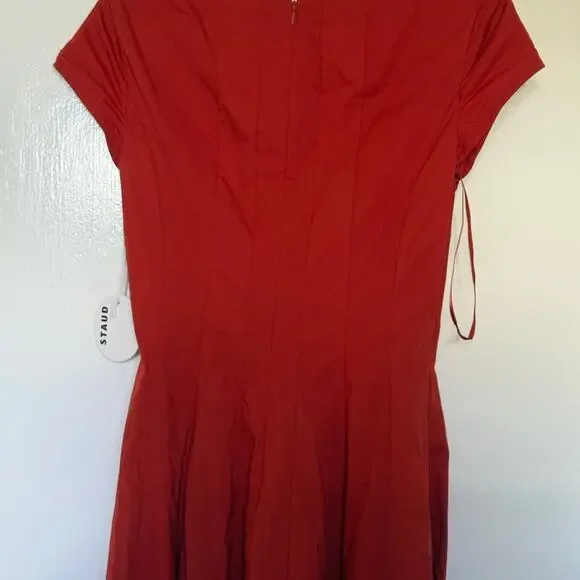 STAUD Short Sleeve Wells dress